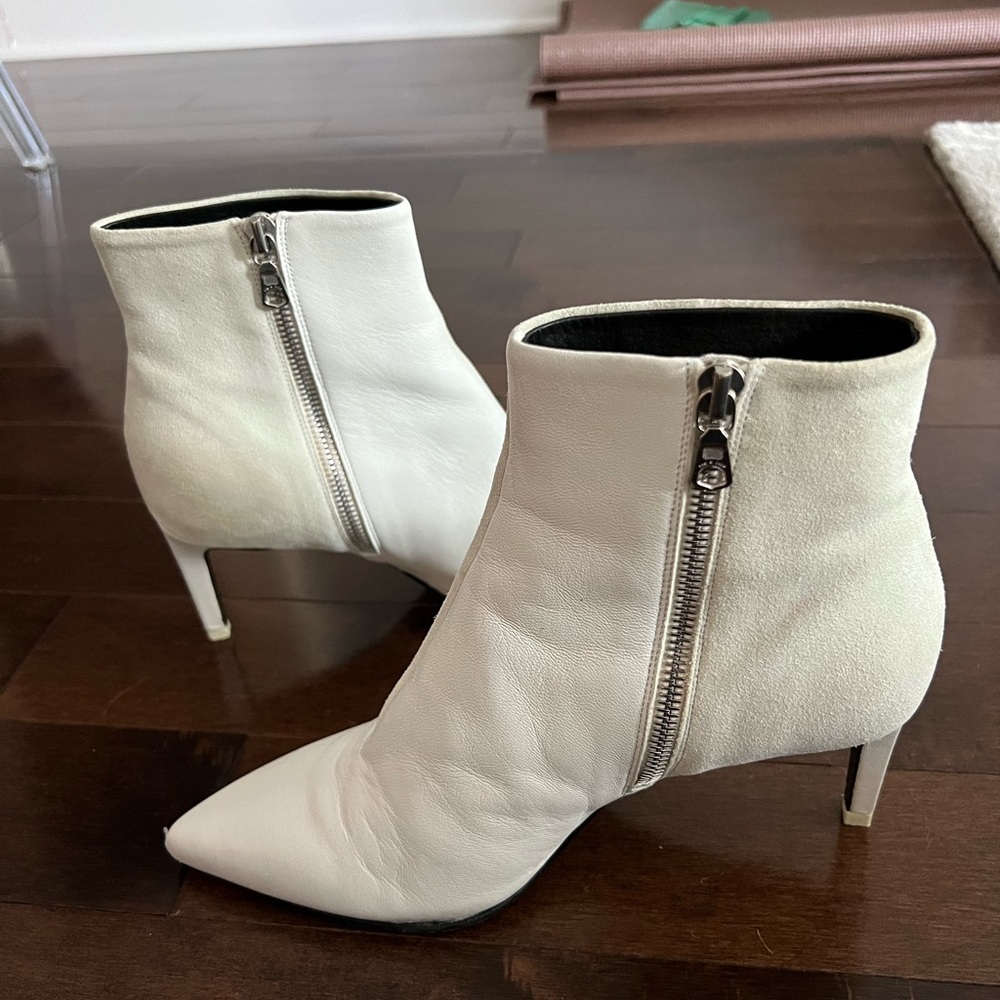 rag & bone Ivory Heeled Boots - Picture 3 of 4